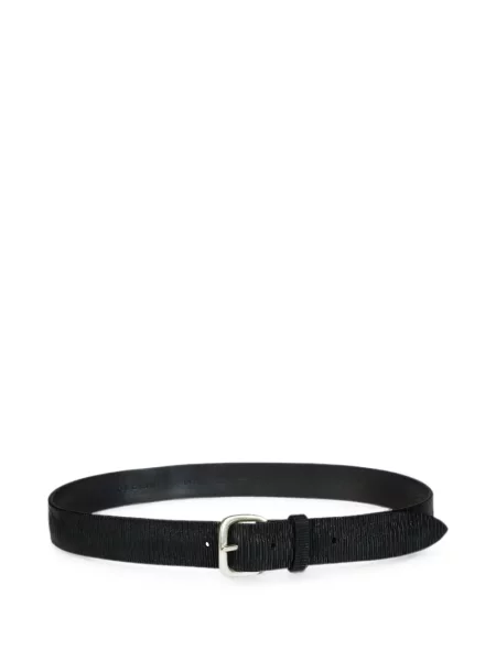 Cu centură curea Orciani din piele negru