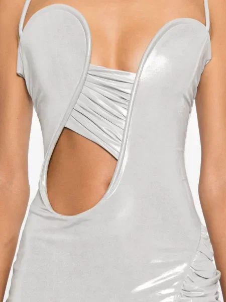 Rochie Mitiliane Couture de costum argintiu