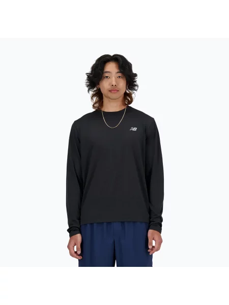 Tricou cu mânecă lungă New Balance negru