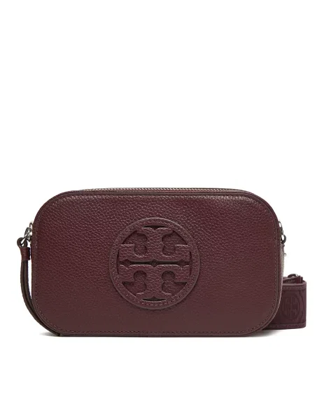 Ročna torba Tory Burch Mini Miller Bordo rdeča