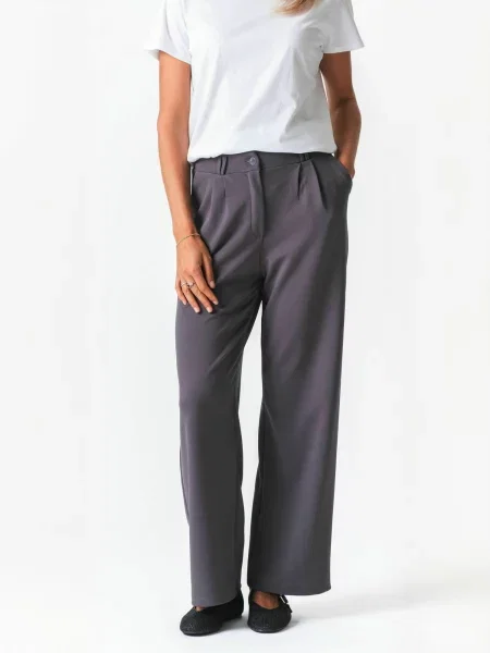 TEESHOPPEN Pantaloni Vera gri