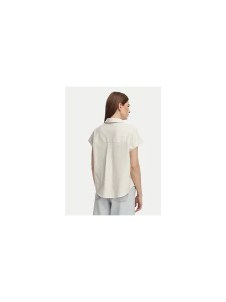 Calvin Klein Jeans Srajca Monogram Svetlo Slim Fit bež