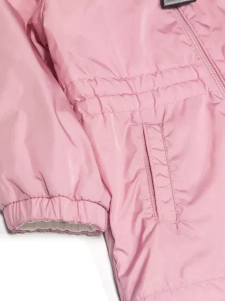 Kurtka dziecięca Moncler Enfant różowa