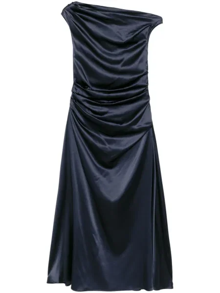 Rochie Staud de mătase albastru