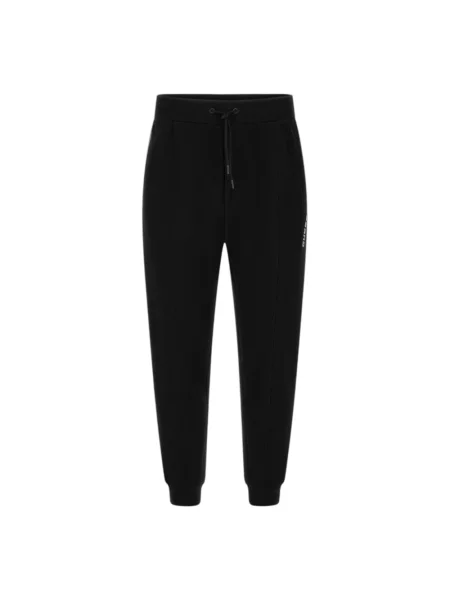 Spodnie dresowe GUESS Mickey Cuff Pant Jet Black XL czarne