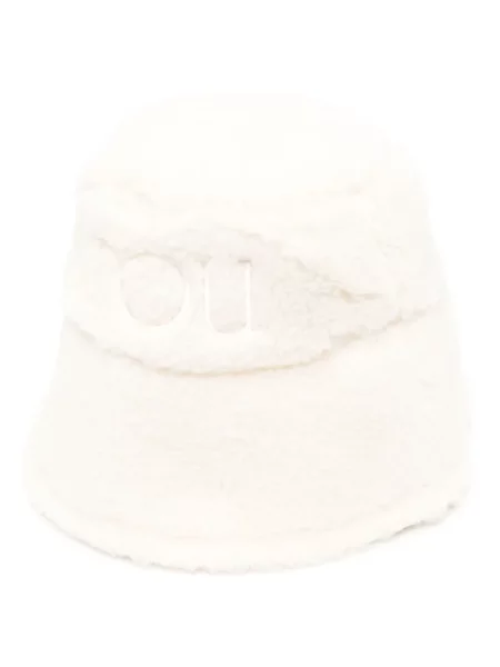 Pălărie Patou cu broderie alb