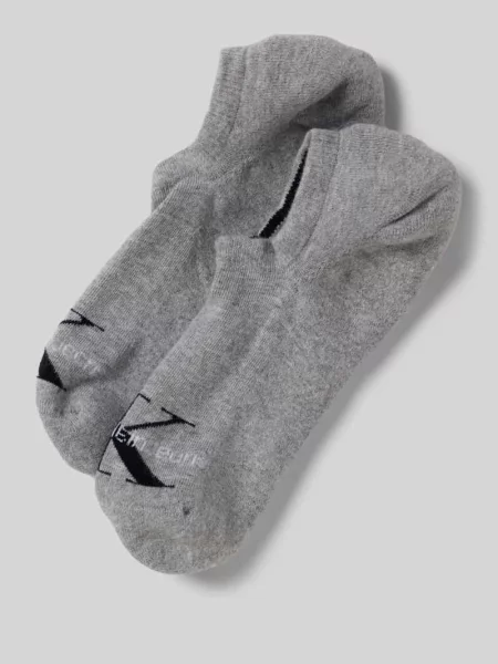 Skarpety z nadrukiem z logo Calvin Klein Jeans szare