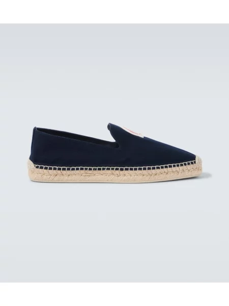 Platno espadrile Christian Louboutin modra