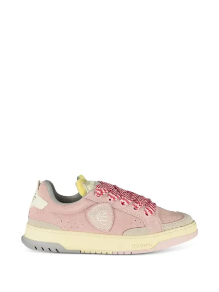 Fűzős szarvasbőr sneaker Blauer rózsaszín