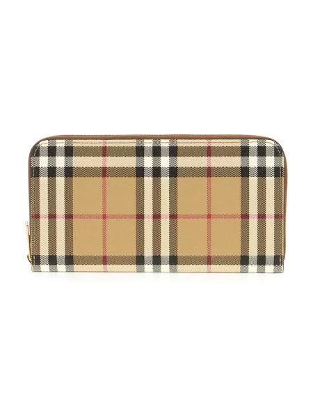 Portfel Burberry skórzany w kratę