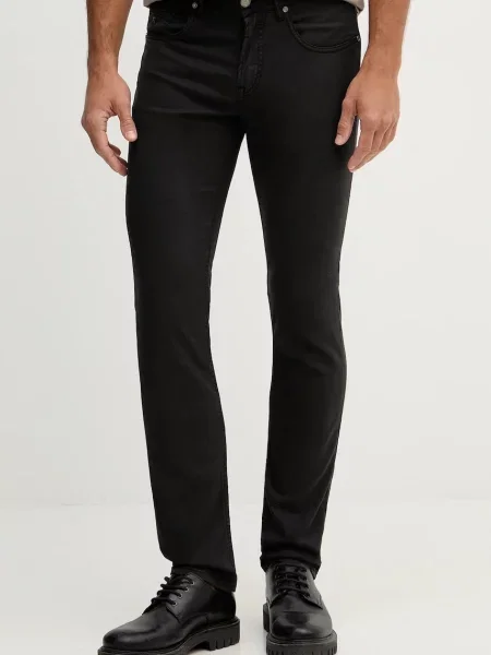 Karl Lagerfeld pantaloni KL-JACK negru