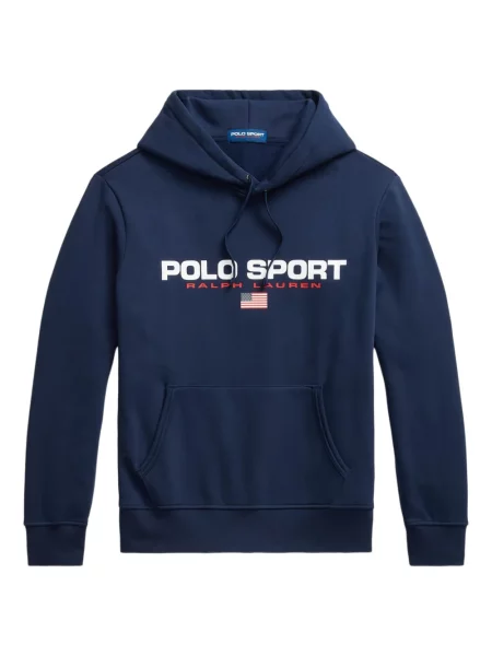 Πλεκτή μακρύς φόρεμα σε στυλ πουκάμισου Polo Ralph Lauren με halter λαιμόκοψη λευκό