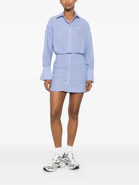 Rochie tip cămașă Wrstbhvr albastru