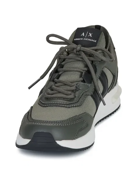 Pantofi Armani Exchange tricotate kaki