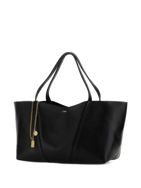 Geantă shopper Chloé negru