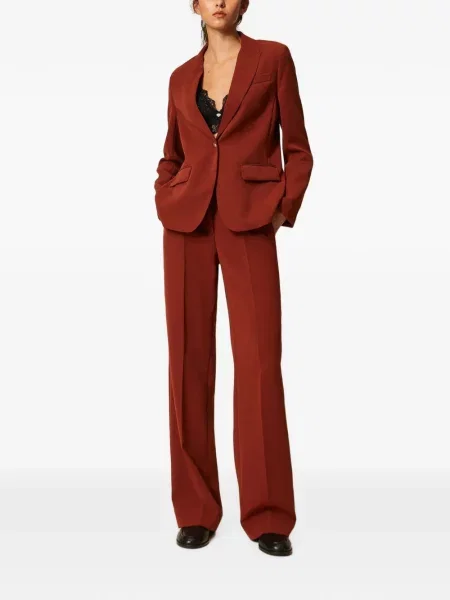 Pantaloni palazzo Twinset maro