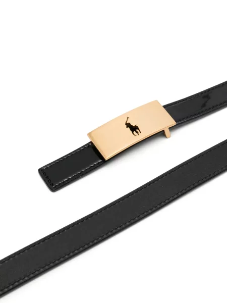 Kowbojska kurtka skórzana Polo Ralph Lauren w jodełkę o krotszym kroju zielona