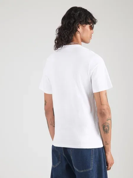 JACK & JONES Tričko JORSHAPE svetložltá / čierna biela