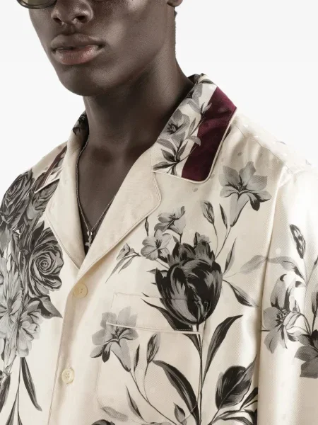 Cămașă Dolce & Gabbana cu model floral cu imagine