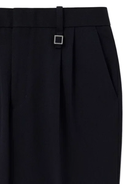 Pantaloni Wooyoungmi plisate albastru