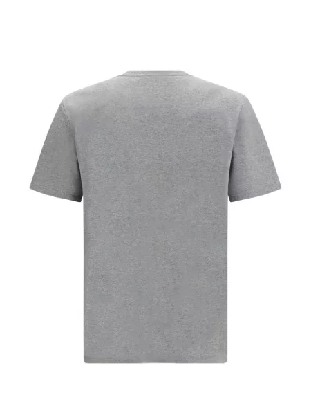 Tricou Balmain cu broderie gri