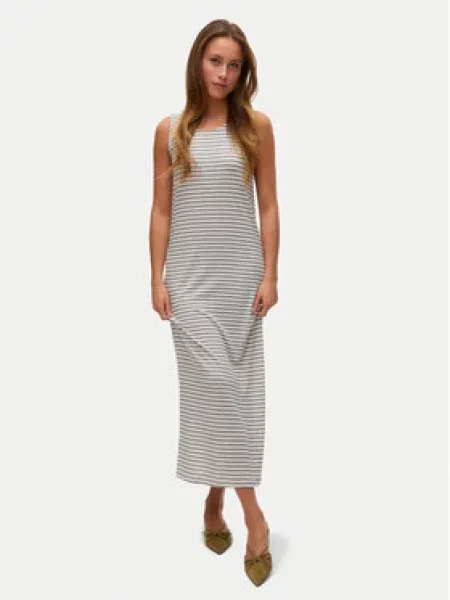 Vero Moda Každodenní šaty Gina Béžová šedé
