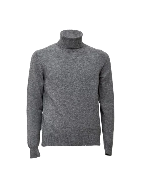 Sweter z golfem Zanone szary