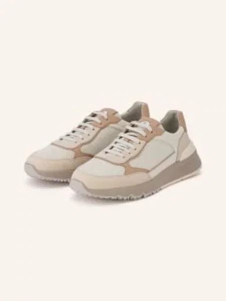 Brunello Cucinelli Sneakersy krémová / velbloudí béžová