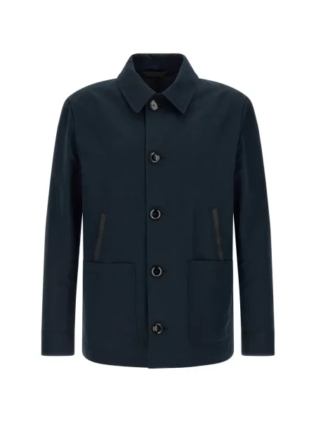 Geanta de piele Brioni albastru