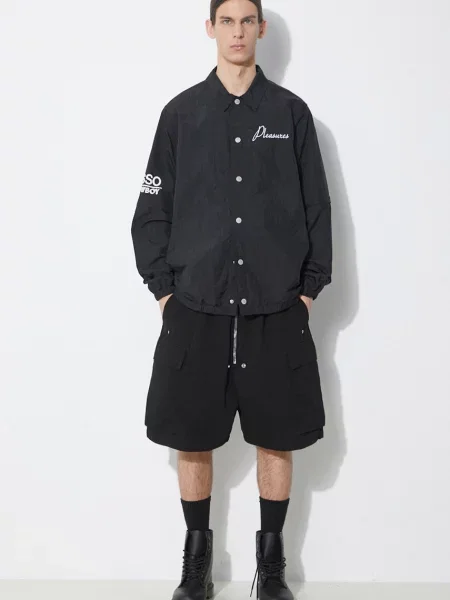 Μπουφάν PLEASURES Gypsy Coach Jacket μαύρο