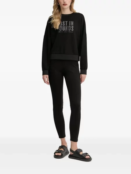 Hanorac crewneck Armani Exchange negru