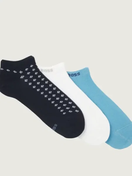 BOSS BLACK Șosete/tălpici 3 pack 3P AS Minipattern CC negru