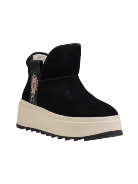 Buty do kostki Ash skórzane czarne