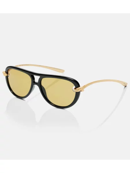 Ochelari de soare Bottega Veneta negru
