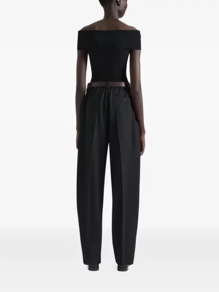 Top Givenchy cu umerii deschiși negru