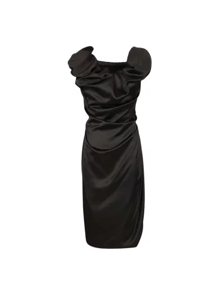 Sukienka Vivienne Westwood z bursztynem garniturowa czarna