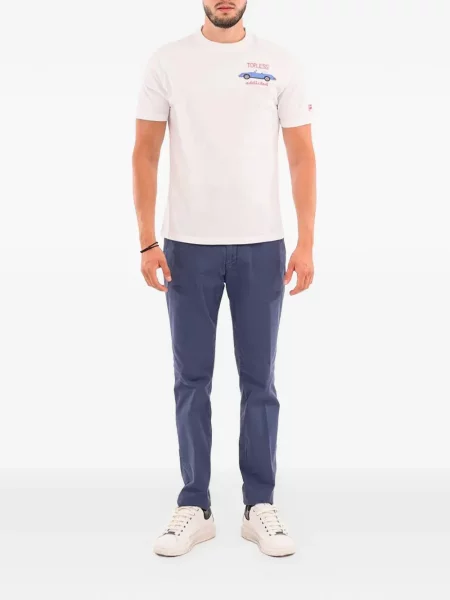 Tricou Mc2 Saint Barth cu imagine alb