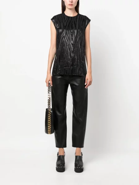 Marškinėliai be rankovių Stella Mccartney juoda