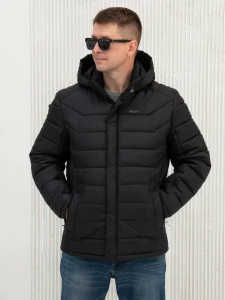 Классическая демисезонная куртка City Fashion Classic черная