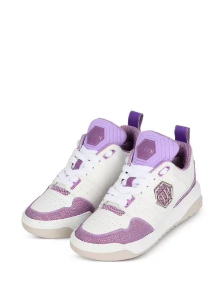 Sneakers Philipp Plein με κορδόνια με δαντέλα λευκό