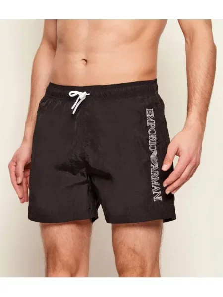 Pantaloni scurți Emporio Armani negru
