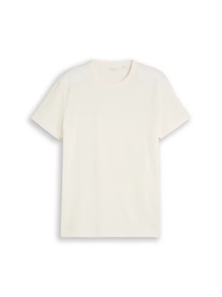 TOM TAILOR Tricou lână alb