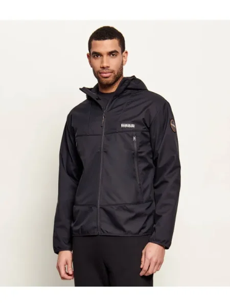 Napapijri Geacă A-BIOIS | Relaxed fit negru