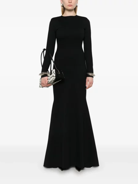 Rochie maxi Atu Body Couture din jerseu negru