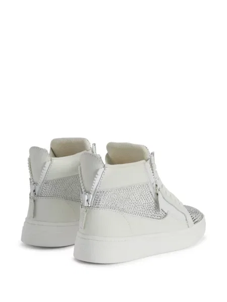 Sneakerși Giuseppe Zanotti de cristal alb