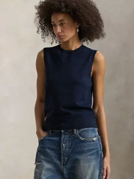 Polo Ralph Lauren vesta dámska s bavlnou