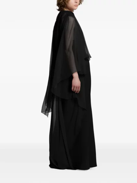 Rochie maxi Alberta Ferretti negru