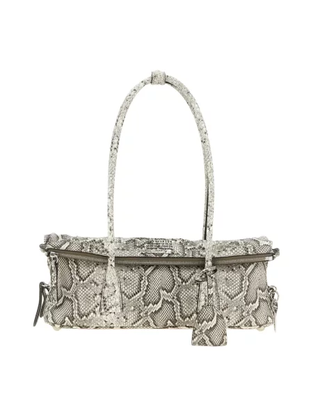 Torebka Maison Margiela skórzana szara