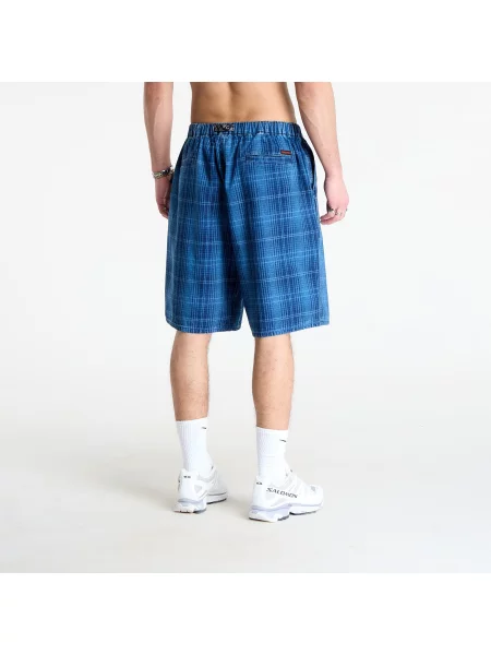 Šortky Gramicci Lagoon Short Denim Plaid UNISEX Indigo Checkered Plaid M