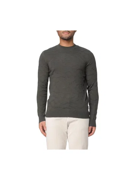 Sweter Armani Exchange wełniany zielony